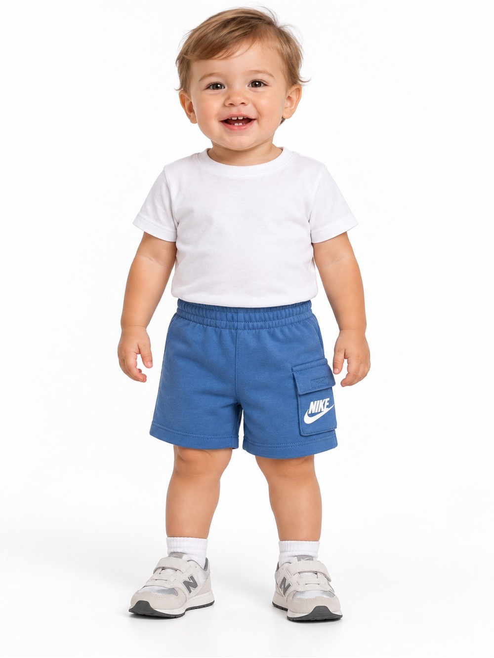 Nike • NWOT Toddler Shorts in Blue with Cargo Pocket